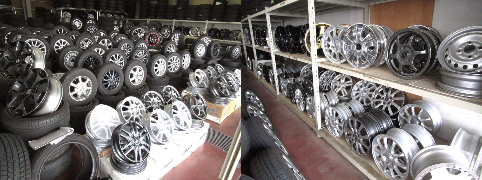 店頭の在庫に限りアルミホイル・タイヤを販売をしています